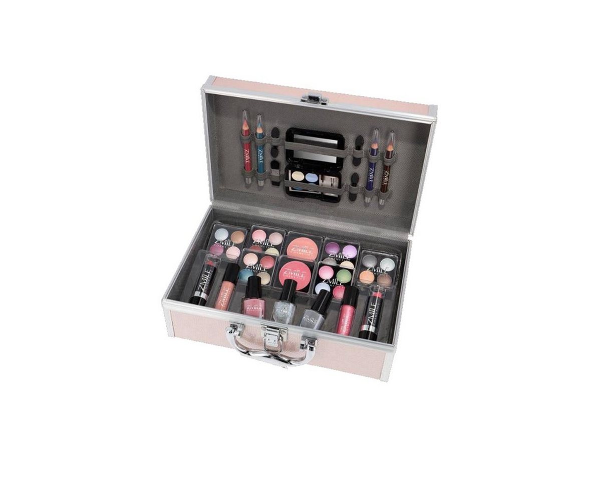 ZMILE COSMETICS Schmink-Koffer Schminkkoffer Eye Catcher Set Alu Profi-Qualität 42 teilig ZMILE COSMETICS Schmink-Koffer Schminkkoffer Eye Catcher Set Alu Profi-Qualität 42 teilig von ZMILE COSMETICS