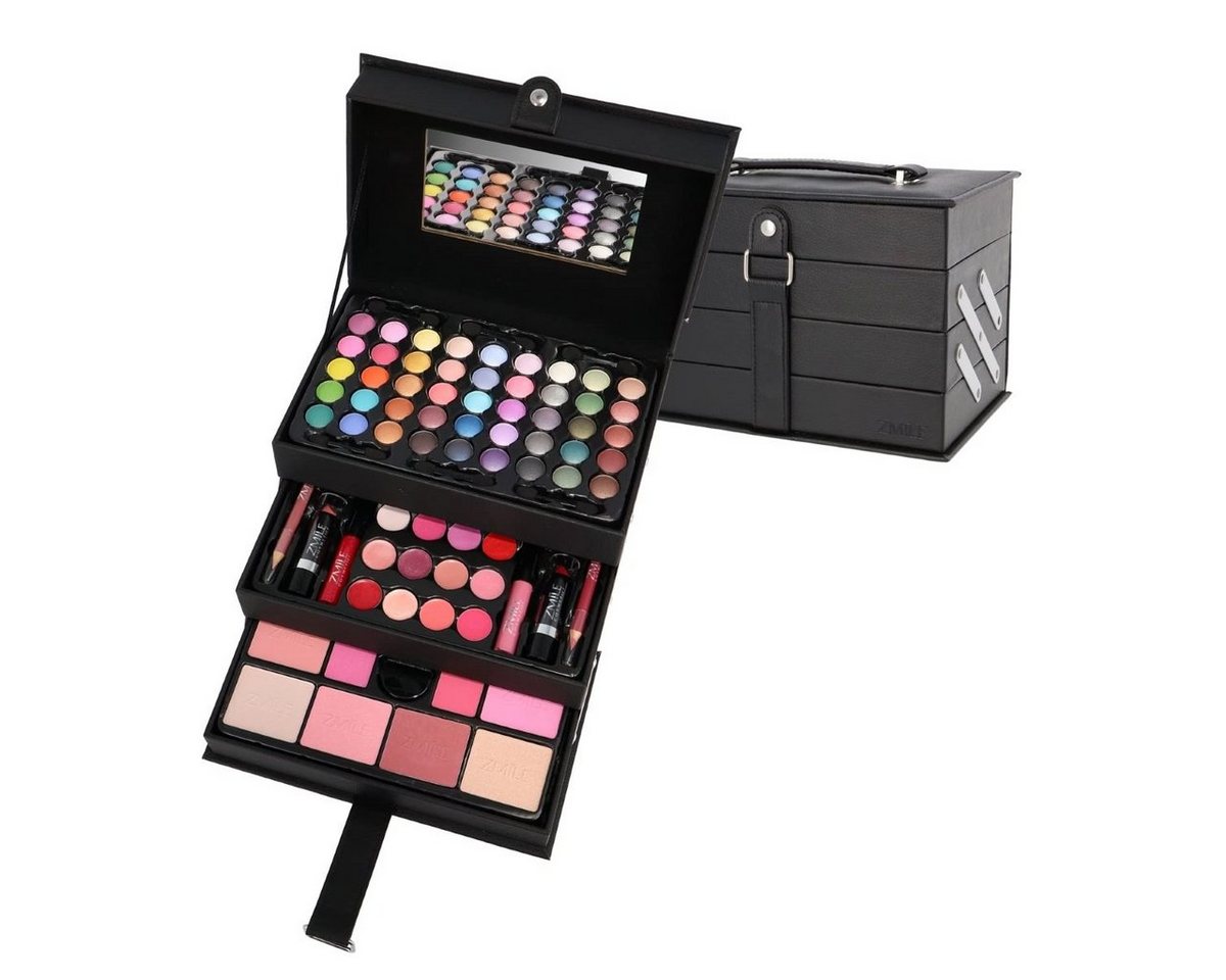 ZMILE COSMETICS Schmink-Koffer Schminkkoffer Set in Leder-Optik 82 teilig ZMILE COSMETICS Schmink-Koffer Schminkkoffer Set in Leder-Optik 82 teilig von ZMILE COSMETICS