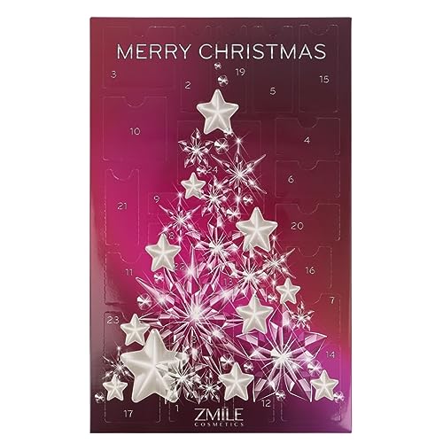 ZMILE COSMETICS Beauty Adventskalender 'Crystal Christmas Tree'- 24 Überraschungen zum Schminken und Stylen im traditionellen Türchen-Adventskalender mit veganer Kosmetik von ZMILE Cosmetics