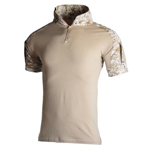 ZMIN Militär Uniform Cp Camo Taktische Hosen Multicam Anzüge Männer Kampf Paintball Hemd Hose Sniper Jagd Kleidung desert digital shirt M von ZMIN
