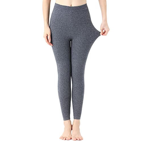 ZMNKH 100% Kaschmir Thermo Unterhose für Damen Winter Warme Leggins Jogginghose Unterwäsche Hose von ZMNKH