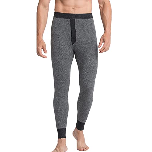 ZMNKH 98.5% Kaschmir Unterhose Herren Winter Thermohose Funktionsunterwäsche Hose Skiunterwäsche Wärme Kaschmir Leggings von ZMNKH