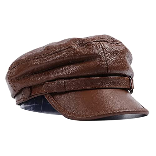 ZMNKH Fischer Hut Unisex Newsboy Hut Ledermütze von ZMNKH