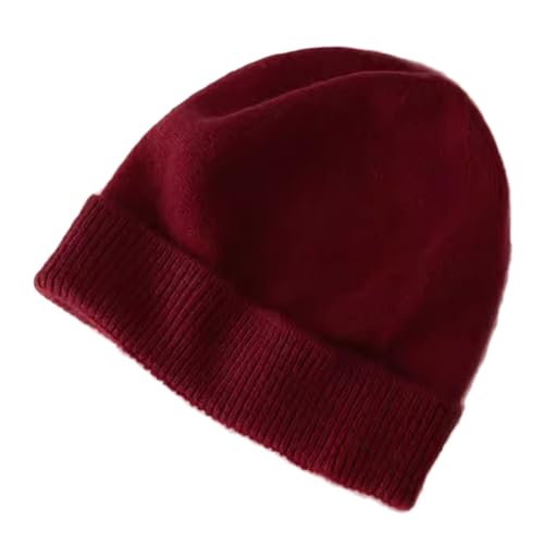 ZMNKH Herren Damen Beanie 100% Kaschmir Warme Mützen Unisex Strickmütze für Skifahren Skaten Jagen von ZMNKH