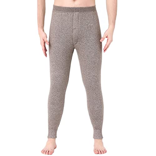 ZMNKH Herren Thermounterteil Base Layer Kaschmir Leggings Lange Unterhose Warm Unterwäsche Hose Herren Dicke Unterhose von ZMNKH