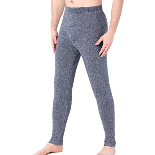 ZMNKH Herren Thermounterteil Base Layer Kaschmir Leggings Lange Unterhose Warm Unterwäsche Hose Herren Dicke Unterhose von ZMNKH
