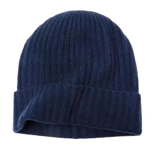ZMNKH Winter Strickmütze für Herren Damen 100% Kaschmir Winddicht Beanie Mütze von ZMNKH