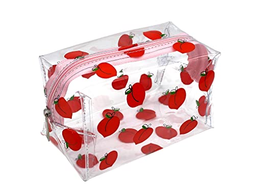 ZMZZ Niedliche Make-up-Tasche, transparent, tragbar, Make-up-Tasche, wasserdichte Aufbewahrungstasche für Toilettenartikel, große Kapazität, Stifttasche, pfirsich, Niedliche und transparente ZMZZ Niedliche Make-up-Tasche, transparent, tragbar, Make-up-Tasche, wasserdichte Aufbewahrungstasche für Toilettenartikel, große Kapazität, Stifttasche, pfirsich, Niedliche und transparente von ZMZZ