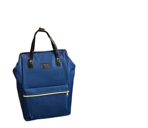 Reisetasche Mit Rollen Frauen Rädern Rucksack Frau Reise Trolley Tasche Reise Rucksack Mit Rädern Oxford Große Kapazität Reise Roll Gepäck Taschen Für Reisen(Blue) von ZNJAMN