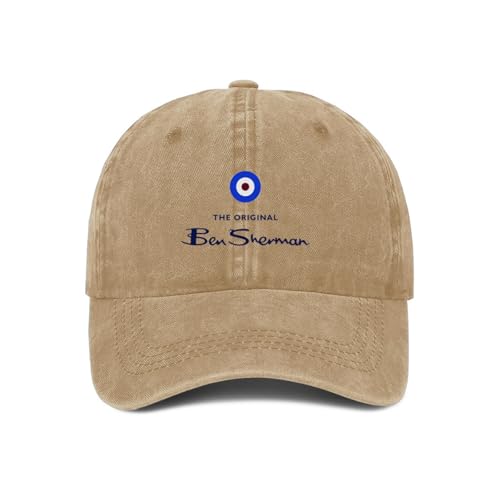 Klassischer Ben-Sherman Heißer Unisex Mode Kappe Klassische Baseballkappen für Männer & Frauen Hochwertige Golf Sport Hut COOL von ZNODXFIV