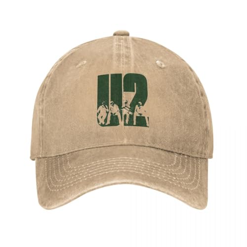 ZNODXFIV Klassische U2 Band Vintage Unisex Baseballkappe Distressed Denim Hüte Kappe Mode Outdoor Sommer Snapback Cap cool ZNODXFIV Klassische U2 Band Vintage Unisex Baseballkappe Distressed Denim Hüte Kappe Mode Outdoor Sommer Snapback Cap cool von ZNODXFIV