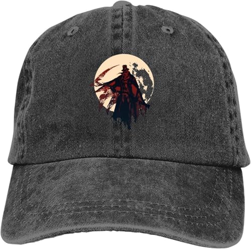 ZNODXFIV Washed Herren Baseball Cap Gehrman Trucker Snapback Caps Papa Hut Bloodborne Game Golf Hüte cool von ZNODXFIV