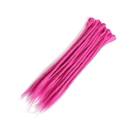 ZOAPDEBCE Menschliches Haar Verlängerungsband, Lockenhaar Naturhäkelhaar Handgemachtes Dreadlockshaar Synthetisches Flechthaar for Frauen und Männer(4)(1855) von ZOAPDEBCE