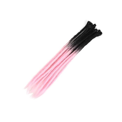 ZOAPDEBCE Menschliches Haar Verlängerungsband, Lockenhaar Naturhäkelhaar Handgemachtes Dreadlockshaar Synthetisches Flechthaar for Frauen und Männer(4)(Z2 1) von ZOAPDEBCE