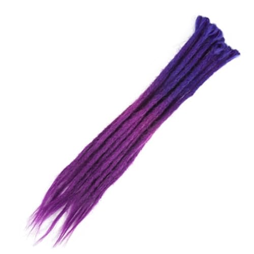 ZOAPDEBCE Menschliches Haar Verlängerungsband, Lockenhaar Naturhäkelhaar Handgemachtes Dreadlockshaar Synthetisches Flechthaar for Frauen und Männer(4)(Z2 21) von ZOAPDEBCE