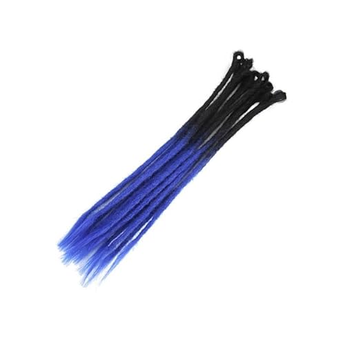 ZOAPDEBCE Menschliches Haar Verlängerungsband, Lockenhaar Naturhäkelhaar Handgemachtes Dreadlockshaar Synthetisches Flechthaar for Frauen und Männer(4)(Z2 5) von ZOAPDEBCE