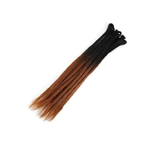 ZOAPDEBCE Menschliches Haar Verlängerungsband, Lockenhaar Naturhäkelhaar Handgemachtes Dreadlockshaar Synthetisches Flechthaar for Frauen und Männer(4)(Z2 6) von ZOAPDEBCE