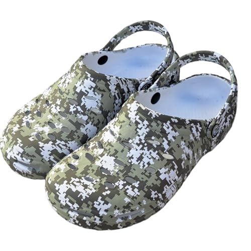 ZOCODIP Gesundheits-Clogs für Damen, lustig, bequem, aus Gummi, leicht, für Arbeit, Krankenschwester und Gastgewerbe, mit Wasserdruck, Army, 41 EU ZOCODIP Gesundheits-Clogs für Damen, lustig, bequem, aus Gummi, leicht, für Arbeit, Krankenschwester und Gastgewerbe, mit Wasserdruck, Army, 41 EU von ZOCODIP