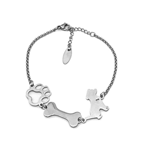 ZOE61: Hund Anhänger Armband | Liebe für Tiere | Stahl Armband mit Hund Anhänger | Um ihn zu lieben, wie er dich liebt|, unica, Edelstahl ZOE61: Hund Anhänger Armband | Liebe für Tiere | Stahl Armband mit Hund Anhänger | Um ihn zu lieben, wie er dich liebt|, unica, Edelstahl von ZOE 61