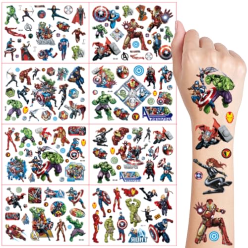 Temporäre Tattoos Kinder, 8 Blätter Tattoo für Jungen Mädchen, Cartoon Kindertattoos Deko Kindergeburtstag, Geburtstag Party Geschenk Kleine, Hautfreundliche Temporäre Temporäre Tattoos Kinder, 8 Blätter Tattoo für Jungen Mädchen, Cartoon Kindertattoos Deko Kindergeburtstag, Geburtstag Party Geschenk Kleine, Hautfreundliche Temporäre von ZOELOAIS
