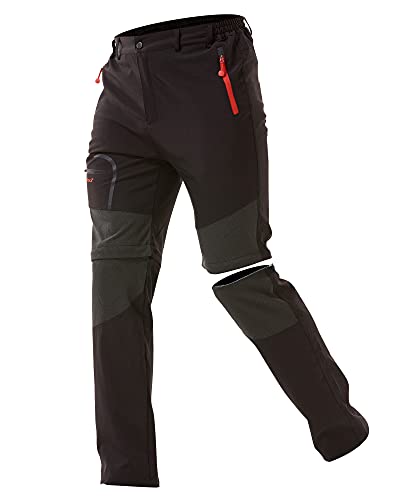 ZOEREA Wanderhose Herren Convertible Shorts Schnelltrocknend Outdoorhose Leichtgewicht Draussen Klettern Gehende Reiten Funktionshose Schwarz,M ZOEREA Wanderhose Herren Convertible Shorts Schnelltrocknend Outdoorhose Leichtgewicht Draussen Klettern Gehende Reiten Funktionshose Schwarz,M von ZOEREA