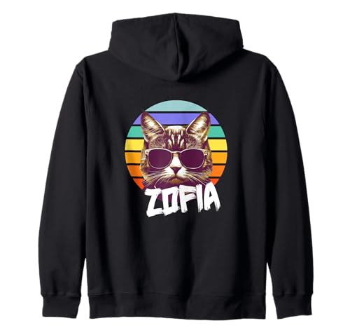 ZOFIA - Schöner Mädchen Name mit lustiger Katze Kapuzenjacke ZOFIA - Schöner Mädchen Name mit lustiger Katze Kapuzenjacke von ZOFIA Tochter Enkel Geburtstag Geschenkideen