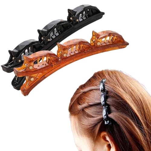 Hohl Geflochtene Haarspange Geflochtene Haarspange Barrettes Mode Geflochten Hairgrip Zubehör Haarnadeln Haarspange F1O9 Frauen Haar von ZOHIKO