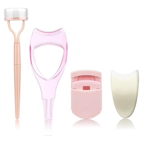 ZOKJSW 4 pcs Mascara Shield Applicator Wimpern Werkzeuge Make Up Eyelid Shield Wimpernschildpad Up und Down Wimpern Kosmetik Mascara Schablone für Frauen Mädchen Wimpernbürsten von ZOKJSW