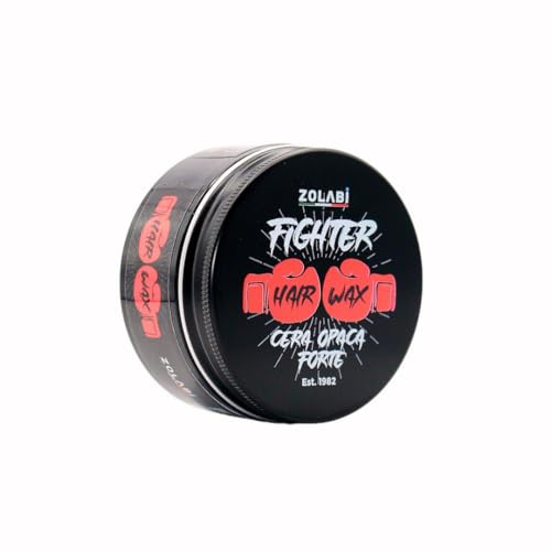 Zolabi Fighter Hair Wax – Haarwachs für Herren, matt, stark, professionelle Fixierpaste mit langanhaltender Formel – Salbe mit Parfüm Cool Man – Matte Pomade Made in Italy von ZOLABI