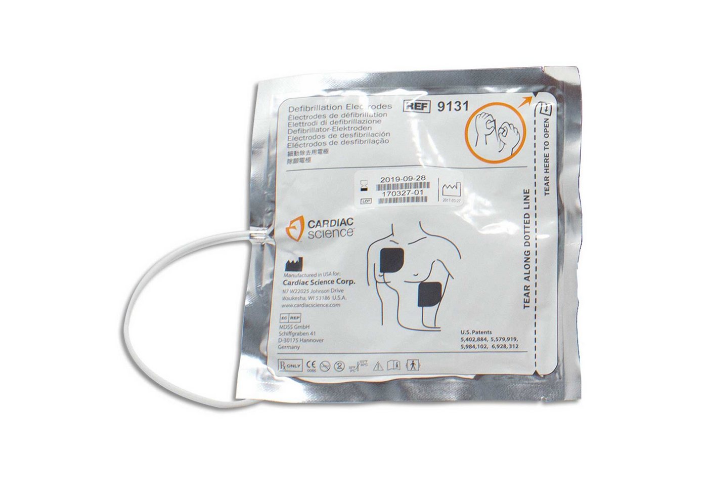 ZOLL Elektrodenpad Defibrillations Elektroden Erwachsene für Powerheart® AED G3 von ZOLL