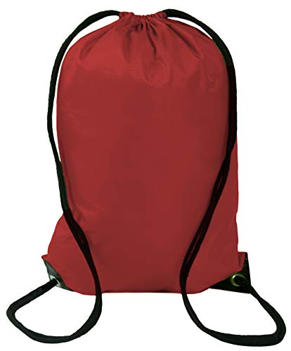 ZOLLNER Hipster Turnbeutel, 32x46 cm, wasserabweisend, Rot von ZOLLNER