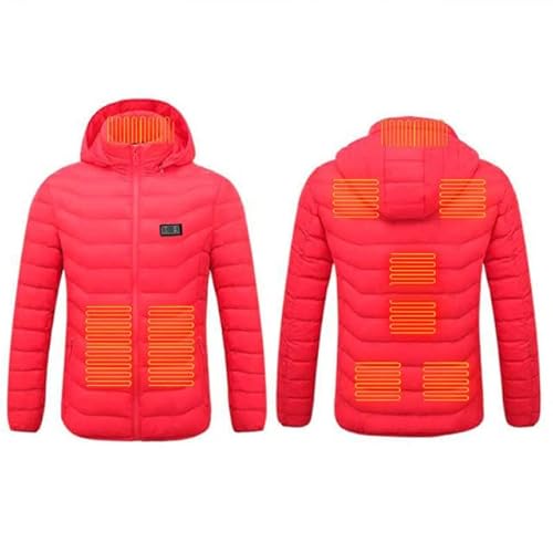 ZOLTA Beheizbare Jacke Herren & Damen - Heizjacke aus Nylon mit USB Anschluss - 27 cm langes USB - Kabel - Beheizte jacke - Jacke mit Heizung - 3 Einstellbar Temperatur von ZOLTA