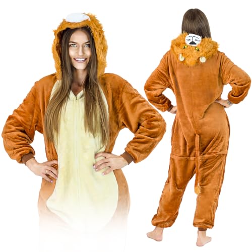 ZOLTA Jumpsuit Onesie für Damen und Herren - Sanft Kuschelig Unisex Pyjama - Warme Schlafanzug - Karneval Kostüm Damen oder Herren - Kostüm Tiermotiv ZOLTA Jumpsuit Onesie für Damen und Herren - Sanft Kuschelig Unisex Pyjama - Warme Schlafanzug - Karneval Kostüm Damen oder Herren - Kostüm Tiermotiv von ZOLTA