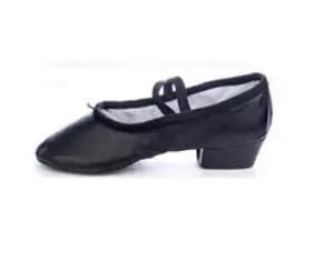 Ballettschuhe Leder Praxis Tanzschuhe Lehrer Lehre Tanzschuhe Ballettschuhe mit Absätzen, Schwarz , 40 2/3 EU von ZOLULA