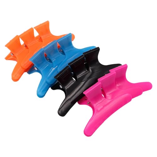 12 Stück ZONADAH Bunte Haarspangen Schmetterlings-Haarklammern Clips Abteilclip für Salon Bonbonfarbene Clips für Frauen und Mädchen Niedliche Haarstyling-Tools Klammern von ZONADAH