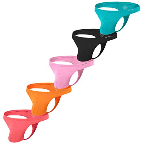 ZONBAILON Herren-Stringtanga, niedrige Taille, T-Rücken, Mehrfarbig 04, 5er-Pack, XXX-Large ZONBAILON Herren-Stringtanga, niedrige Taille, T-Rücken, Mehrfarbig 04, 5er-Pack, XXX-Large von ZONBAILON