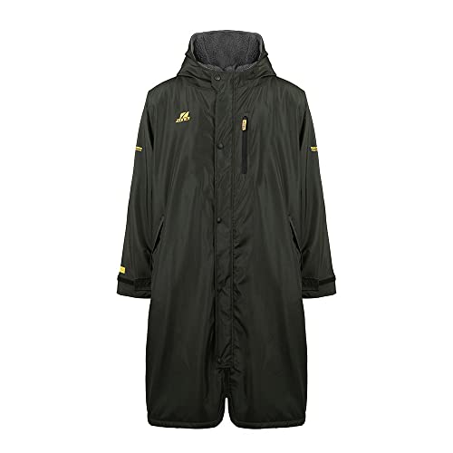 ZONE3 2024 Recycled Heat-Tech Polar Fleece Parka Robe CW23UHTCR123 - Khaki Size - XS von ZONE3