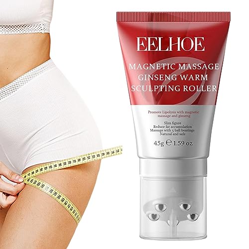 Cellulite-Creme für Oberschenkel,Ginseng Essence Fatburner-Creme - Hautstraffende Creme zur Gewichtsreduktion für Frauen, Massagelotion für Bauch, Beine, Bauch, Arme, 1,6 oz Zonewd von ZONEWD