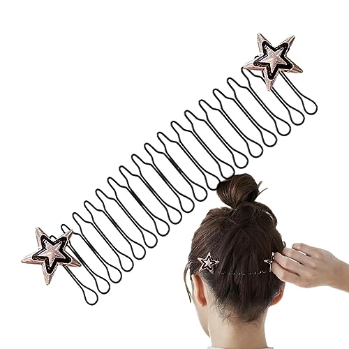 Dehnbare Haarspange | Unsichtbarer U-förmiger Haarhalter | Haarstyling-Zubehör, Geschenk für Freunde, Klassenkameraden, Tochter, Mädchen, Freundin und Modeliebhaber Zonewd von ZONEWD