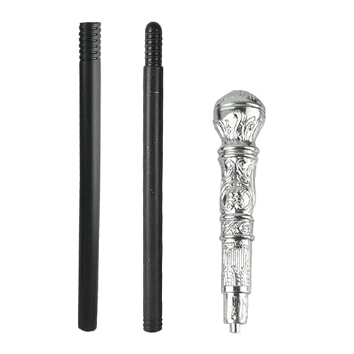 Elegante Prop Stick Dress Pimp Canes - Gehstock- -Zauberstab für Halloween-Cosplay-König - Halloween Cosplay König Spazierstock Spielzeug für Erwachsene Kinder Karneval Zonewd von ZONEWD