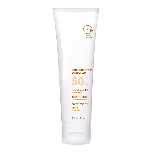 Sonnenschutz für Kinder mit Lichtschutzfaktor 50, LSF 50+ Sunblock Lotion Sonnenschutz, 50 ml wasserbeständiger Sonnenschutz für das Gesicht, Feuchtigkeitscreme und Sonnenschutzlotion, nicht Zonewd von ZONEWD