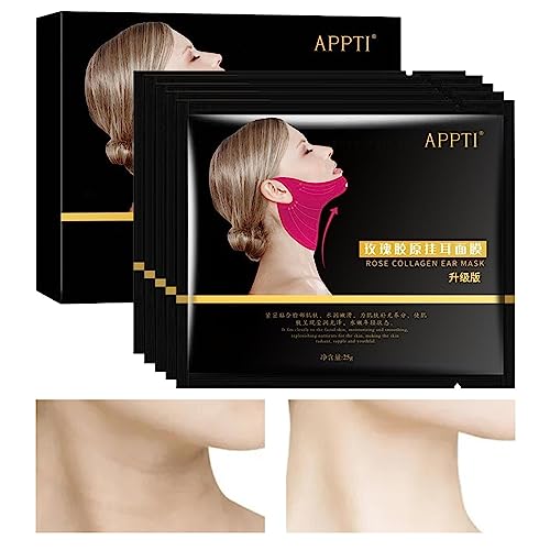 V-förmiges, schlankmachendes Gesichtsschild - Neck Lift Tape Patch Gesichts-Schlankheitsabdeckung,Gesichtsschlankheit, Lifting-Gürtel, Gel-Abdeckung für Frauen und Männer – straffende Haut Zonewd von ZONEWD