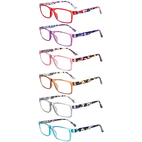 ZONLON 6 Pack Damen Lesebrillen Blaulichtfilter Brille Computerbrille mit Federscharnieren Blendfreie Lesehilfe 2.5 ZONLON 6 Pack Damen Lesebrillen Blaulichtfilter Brille Computerbrille mit Federscharnieren Blendfreie Lesehilfe 2.5 von ZONLON