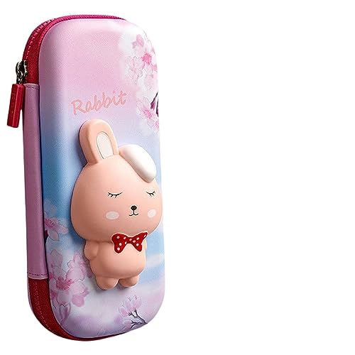 ZONTO Mäppchen Dekompression Niedliche Bleistiftbeutel Cartoon Bleistifttasche Schüler Schreibwarenbox Kinder Bleistift Bag School Supplies Geschenk-D von ZONTO