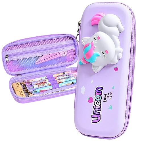 ZONTO Mäppchen Dekompression Niedliche Bleistiftbeutel Cartoon Bleistifttasche Schüler Schreibwarenbox Kinder Bleistift Bag School Supplies Geschenk-E von ZONTO