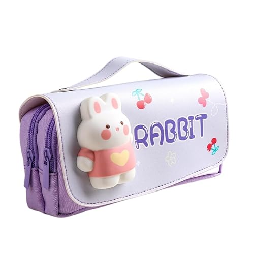 ZONTO Mäppchen Pencil Box Grundschüler Pencil Case Kinder Multifunktionales High-Netto-Rot-Großkapazität Jungen Und Mädchen Bleistift Fall-C von ZONTO