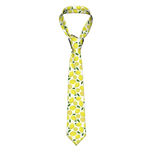 ZONYAN Herren Seidenkrawatten Gelb Niedlich Zitrone Klassisch Formal Eleganz Herren Bedruckte Krawatten Business Hochzeit Mode Anzug Krawatten, Schwarz , Einheitsgröße ZONYAN Herren Seidenkrawatten Gelb Niedlich Zitrone Klassisch Formal Eleganz Herren Bedruckte Krawatten Business Hochzeit Mode Anzug Krawatten, Schwarz , Einheitsgröße von ZONYAN