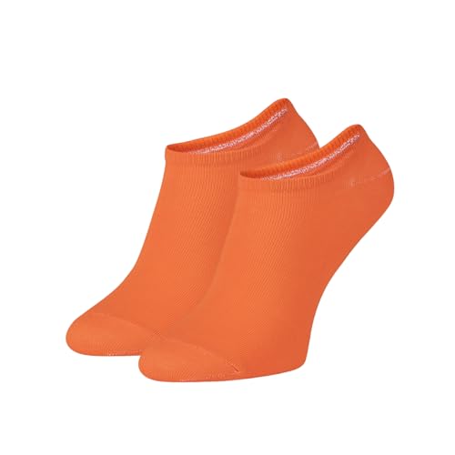 ZOOKSY - Basic Füßlinge Socken (1 Paar) I Sneakersocken für Damen & Herren I Sport Sneaker Socks I Sportsocken aus Baumwolle | Farbe: Orange Juice von ZOOKSY