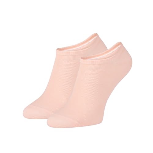 ZOOKSY - Basic Füßlinge Socken (1 Paar) I Sneakersocken für Damen & Herren I Sport Sneaker Socks I Sportsocken aus Baumwolle | Farbe: Peach Beach von ZOOKSY