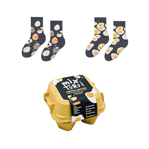 ZOOKSY Kindersocken Ostersocken Set Kindersocken 2 Paar Geschenksocken Größe 30-35 von ZOOKSY